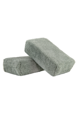 Chemical Guys MIC29502 Gray - Microfiber Applicator Premium Grade  (2 Pack)_x000D_