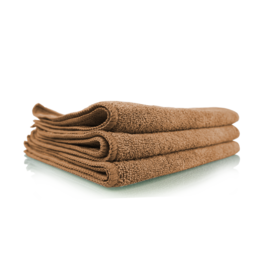 Chemical Guys MIC35403 Workhorse Tan Professional Grade Microfiber Towel 16"X16" (Leather & Vinyl) (3 Pack)