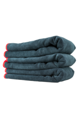 Chemical Guys MIC50903 Chemical Guys -Premium Red-Line Microfiber Towel Dark Gray With Red Lining(16X24)  3 Pack.