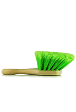 Chemical Guys ACC_G08 Tire/Wheel Brush- Heavy Cleaning With Gentle Feathered Bristles Short Handle Green Bristles