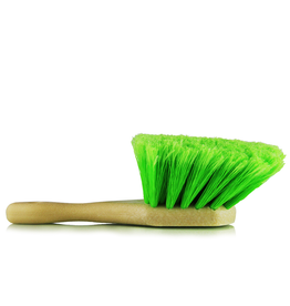 Chemical Guys ACC_G08 Tire/Wheel Brush- Heavy Cleaning With Gentle Feathered Bristles Short Handle Green Bristles