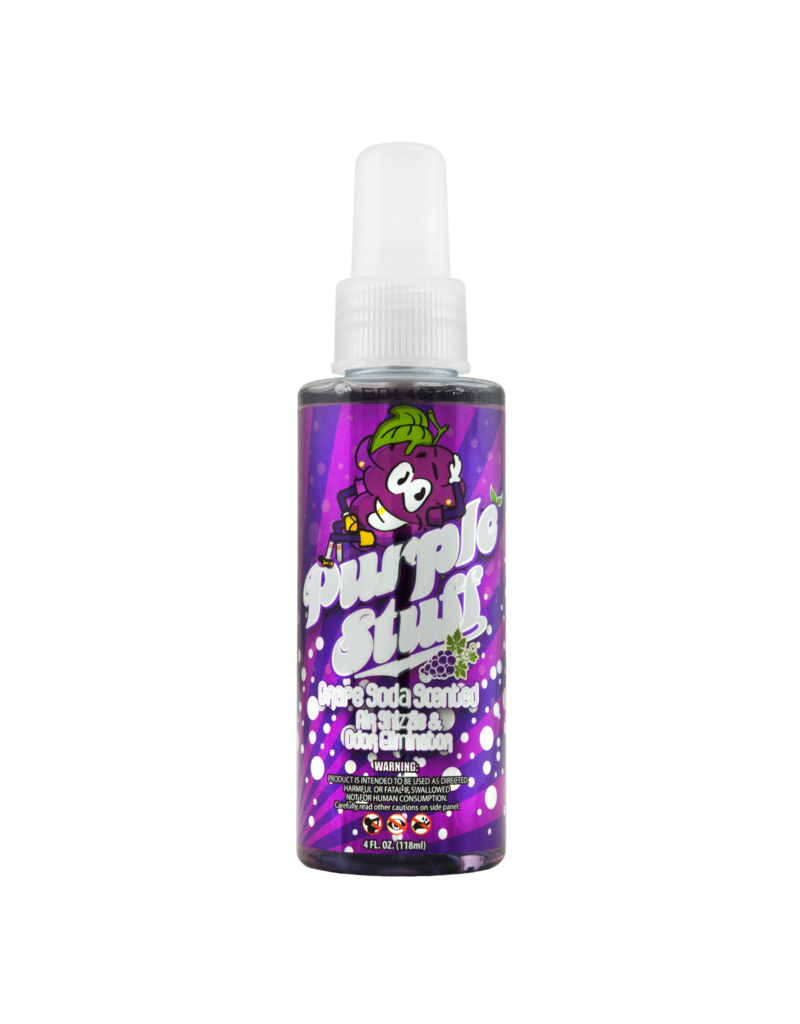 Chemical Guys AIR_222_04 Purple Stuff - Grape Soda Scented Air Shizzle & Odor Eliminator (4 oz)