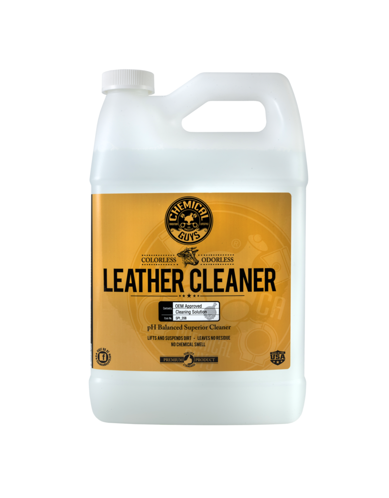 Chemical Guys SPI_208 Leather Cleaner OEM Approved Colorless + Odorless Leather Cleaner (1 Gal)