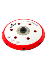 TORQ Tool Company BUFLC_202 TORQ R5 Dual-Action Red Backing Plate With Hyper Flex Technology (6 Inch)