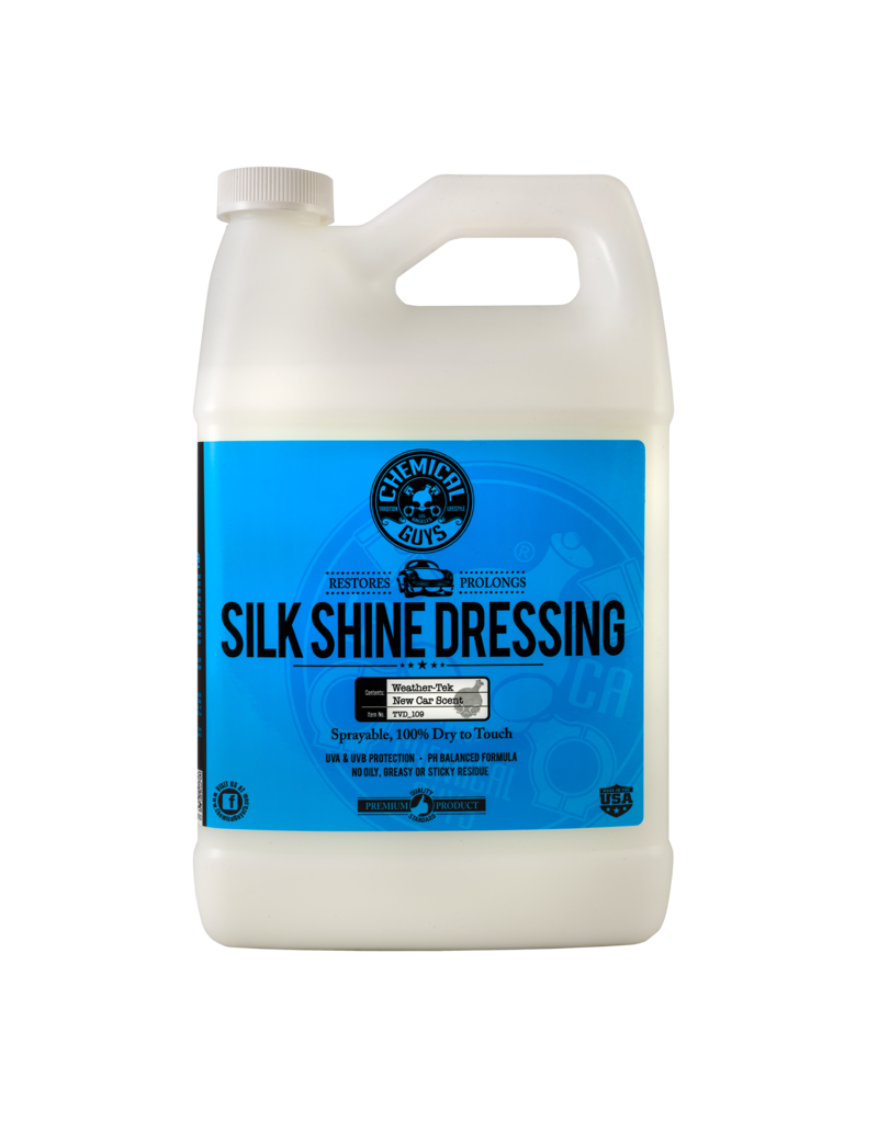 Chemical Guys TVD_109 Silk Shine Spray Dressing Natural Shine Dressing+Protectant (1 Gal)