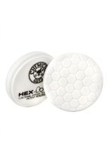 Hex-Logic BUFX_104HEX4 4" Hex-Logic Pad - White Medium Light Polishing Pad (4"Inch)