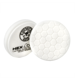 Hex-Logic BUFX_104HEX4 4" Hex-Logic Pad - White Medium Light Polishing Pad (4"Inch)