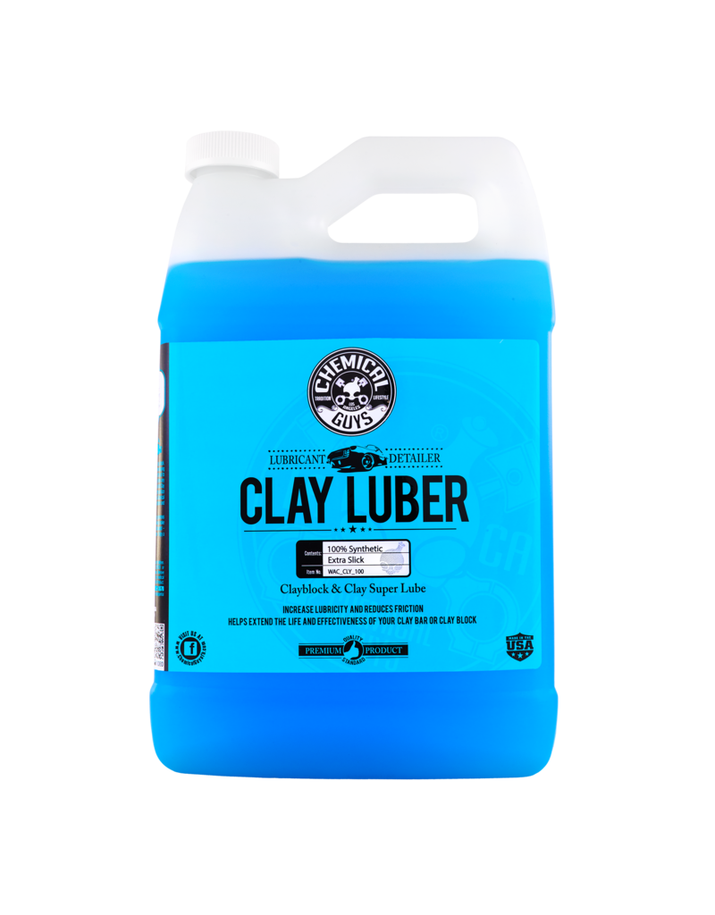 Chemical Guys WAC_CLY_100 Luber- Synthetic Super Lube Is The Slickest Clay & Clay Block Lubricant & Detailer Available (1 Gal)
