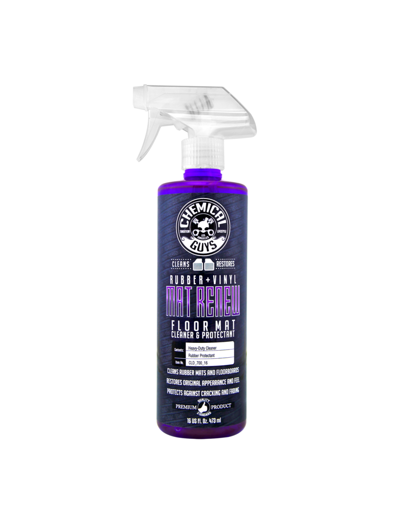 Chemical Guys CLD_700_16 Mat Re-New -Rubber + Vinyl Floor Mat Cleaner And Protectant (16 oz)