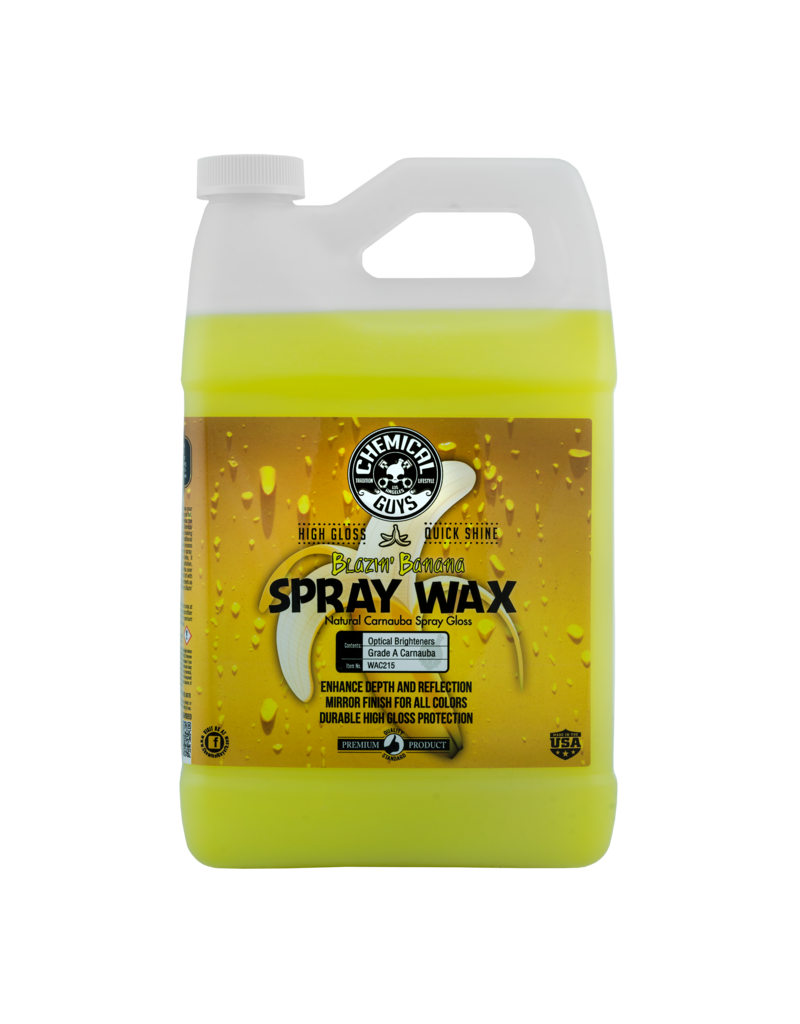 Chemical Guys Blazin' Banana Spray Wax Natural Carnauba Spray Gloss (1 Gal)