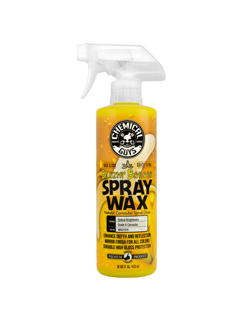 Chemical Guys Blazin' Banana Spray Wax Natural Carnauba Spray Gloss (16 oz)