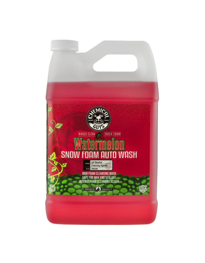 Chemical Guys CWS208 - Watermelon Snow Foam Auto Wash Cleanser (1 Gal)