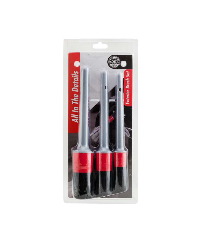 Chemical Guys ACC601 - All in The Details Exterior Detailing Brushes (3 Brushes)
