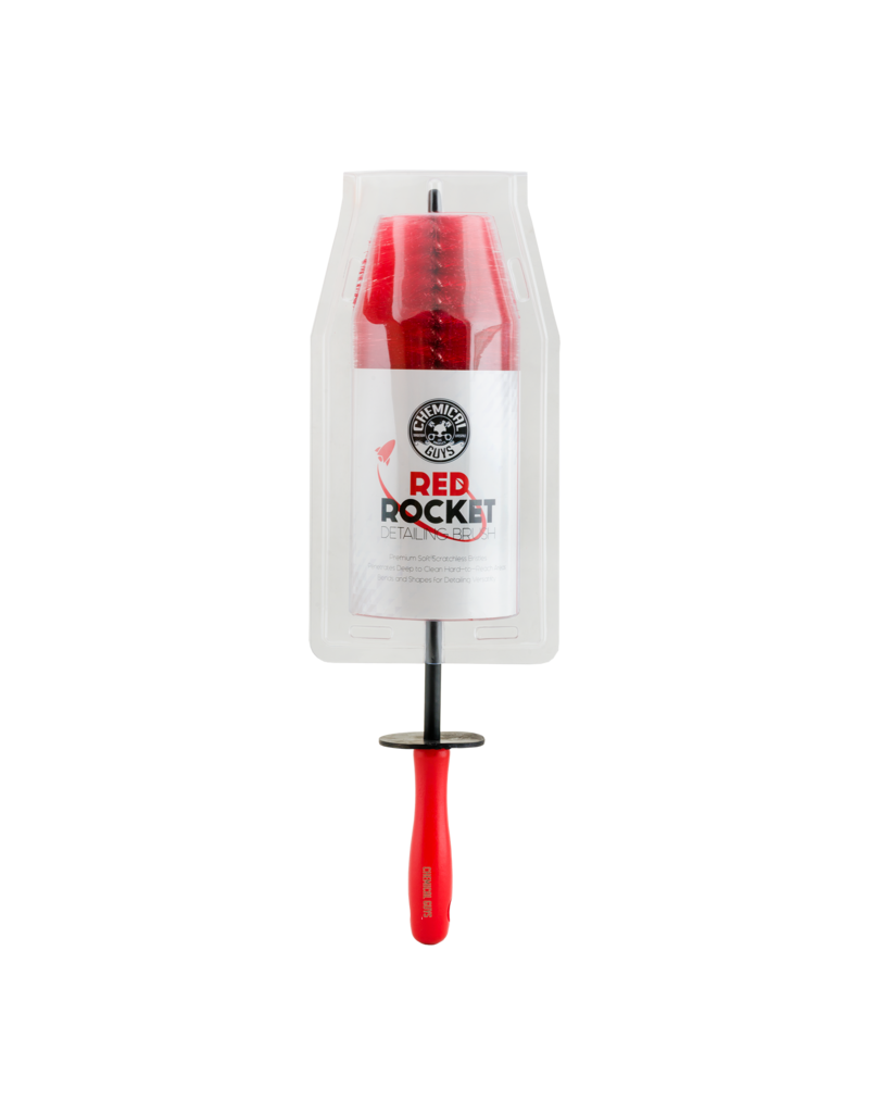 Chemical Guys ACC608 - Red Rocket Wheel and Rim Detailing Brush