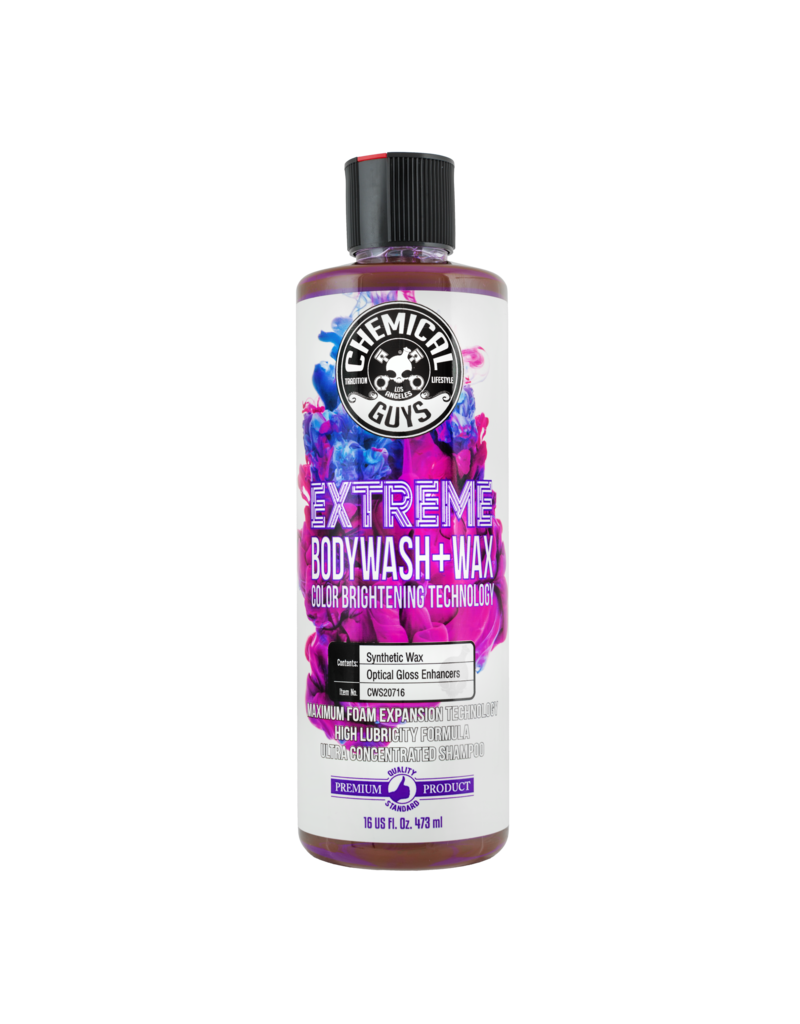 Chemical Guys CWS20716 Extreme Bodywash & Wax Car Wash Soap with Color Brightening Technology, 16 fl. oz