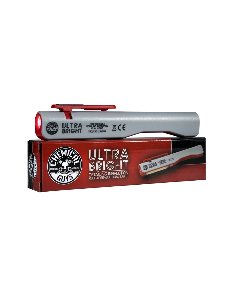 Chemical Guys EQP401 - Ultra Bright Rechargeable Detailing Inspection Dual Light