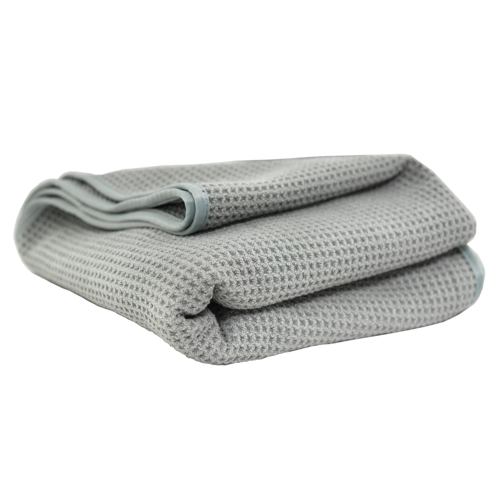 Chemical Guys Grey Matter Silk Edged Waffle Weave Drying Towel Chemical Guys Grey Matter Silk Edged Waffle Weave Drying Towel