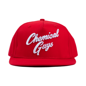 Chemical Guys Snap-It-Back Red Script Hat