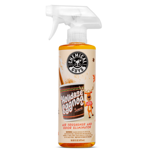 Chemical Guys Holidaze Eggnog Scented Air Freshener & Odor Eliminator (16 oz) – Limited Edition