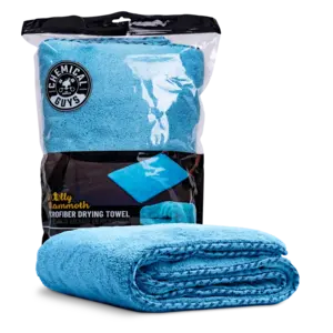 Chemical Guys Woolly Mammoth Blue Microfiber Drying Towel