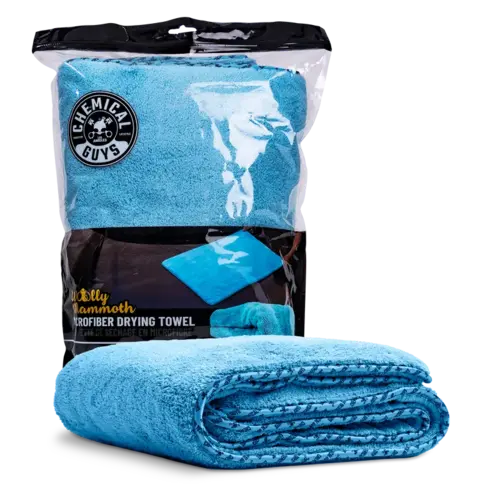 Chemical Guys Woolly Mammoth Blue Microfiber Drying Towel