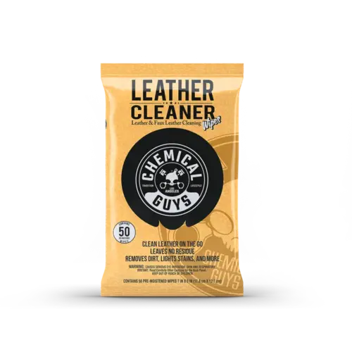 Chemical Guys Leather Cleaner Wipes (50 ct)