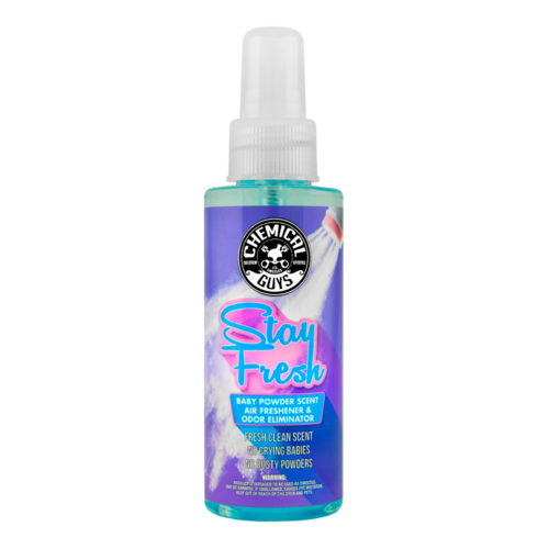 Chemical Guys Stay Fresh Baby Powder Scented Air Freshener