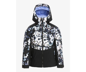 ROXY GIRL'S 8-16 SILVERWINTER SNOW JACKET - BLK FLOWERS - Gerick