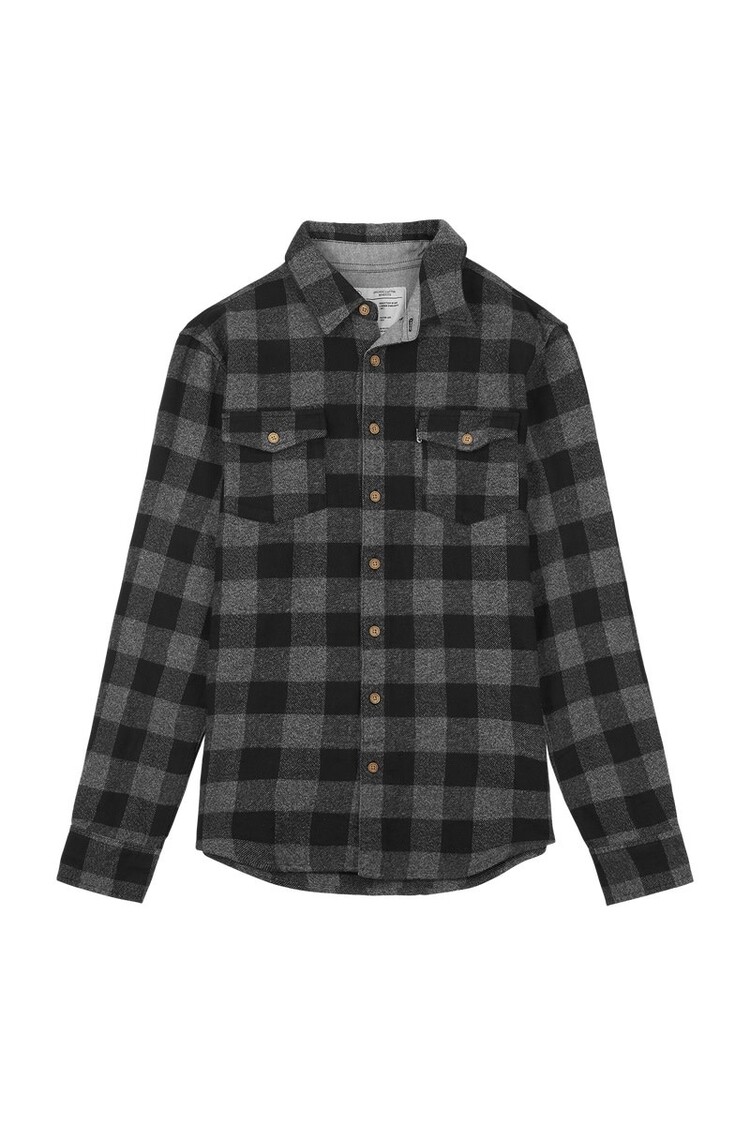 PICTURE ORGANIC HILLSBORO SHIRT | BLACK/GREY