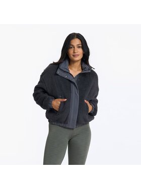 VUORI COZY SHERPA JACKET | CHARCOAL