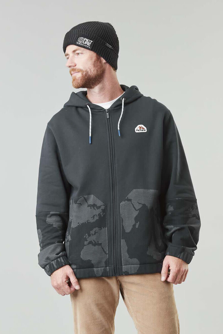 PICTURE ORGANIC MOECA ZIP HOODIE | DARK BLUE