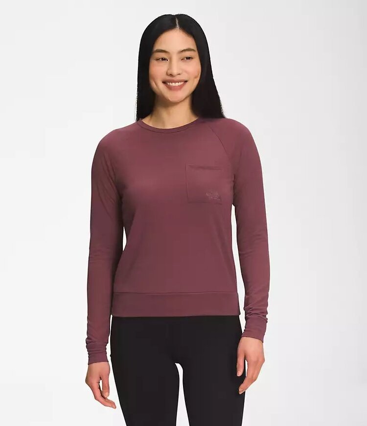 THE NORTH FACE WESTBRAE KNIT CREW | WILD GINGER