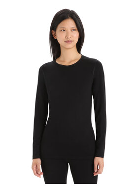 ICEBREAKER 260 TECH L/S CREWE | BLACK