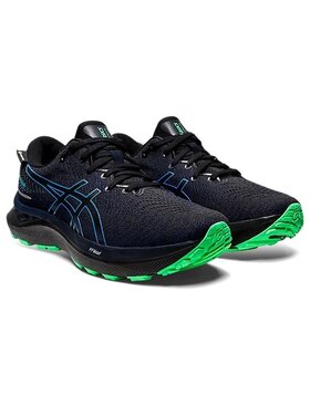 ASICS MEN'S GEL-CUMULUS 24 GTX | BLACK/BLUE COAST