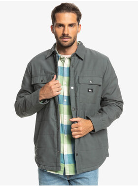 QUIKSILVER DOWNRAIL CANVAS CHORE JACKET | IRON GATE