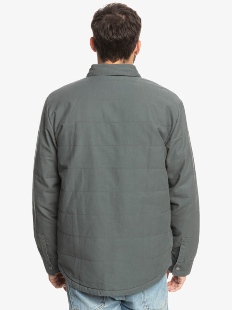 QUIKSILVER DOWNRAIL CANVAS CHORE JACKET | IRON GATE