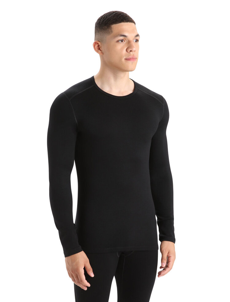 ICEBREAKER 260 TECH L/S CREWE | BLACK