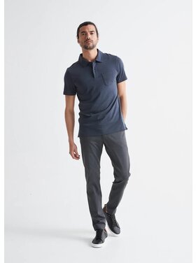 DUER SMART STRETCH SLIM TROUSER | CHARCOAL HEATHER