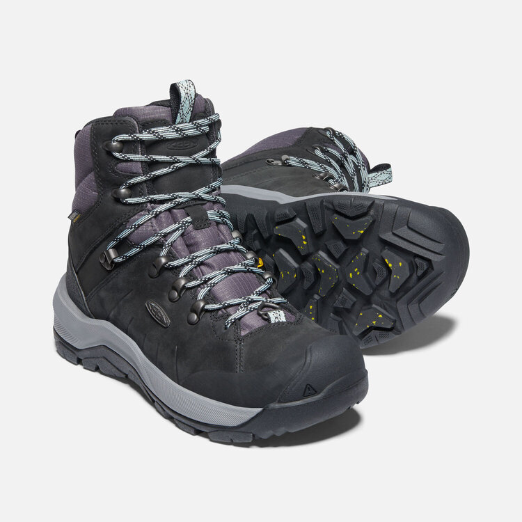 KEEN WOMEN'S REVEL IV POLAR MID | BLACK/HARBOR