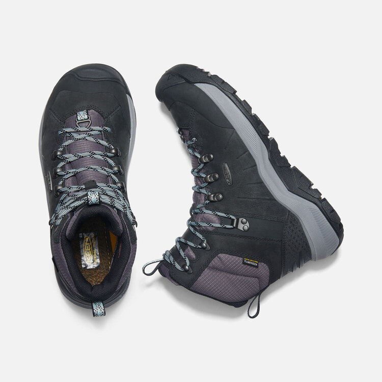 KEEN WOMEN'S REVEL IV POLAR MID | BLACK/HARBOR
