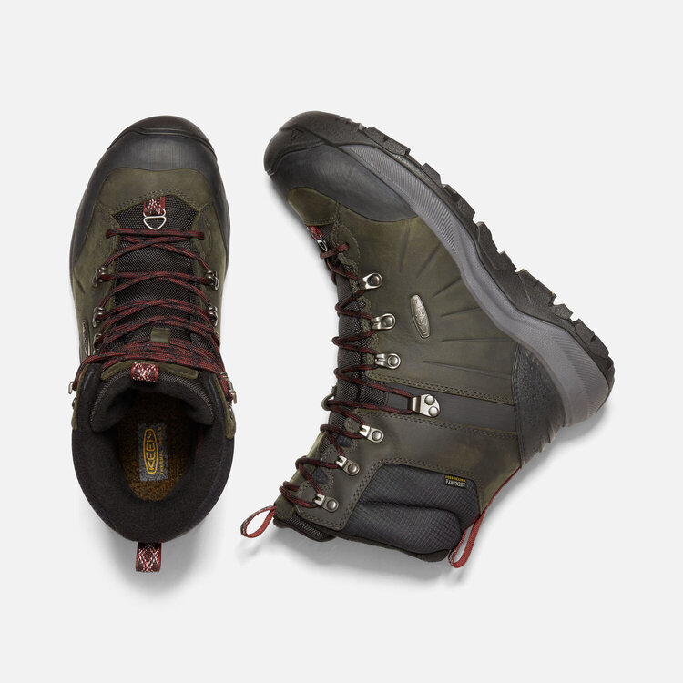 KEEN MEN'S REVEL IV HIGH POLAR BOOT | MAGNET/RED