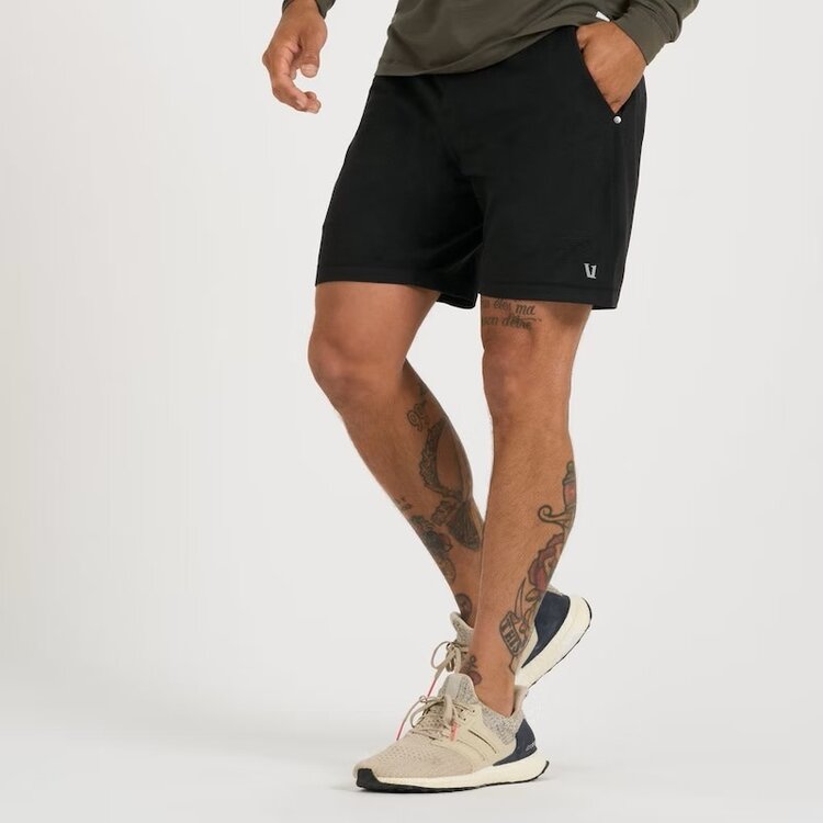 VUORI MEN'S PONTO SHORT | BLACK HEATHER