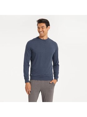 VUORI MEN'S PONTO PERFORMANCE CREW | AZURE HEATHER