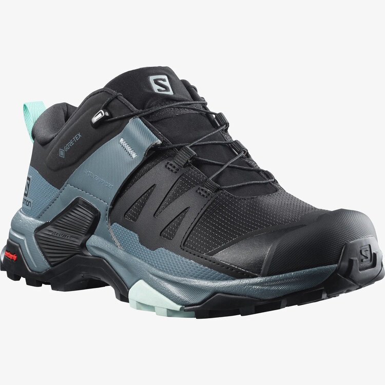 SALOMON WOMEN'S X ULTRA 4 GTX | BLACK/STORMWEATHER/OPAL