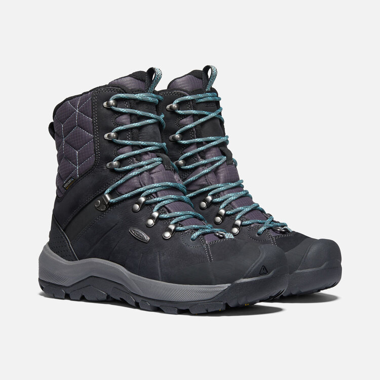 KEEN WOMEN'S REVEL IV HIGH POLAR BOOT | BLACK/NORTH ATLANTIC