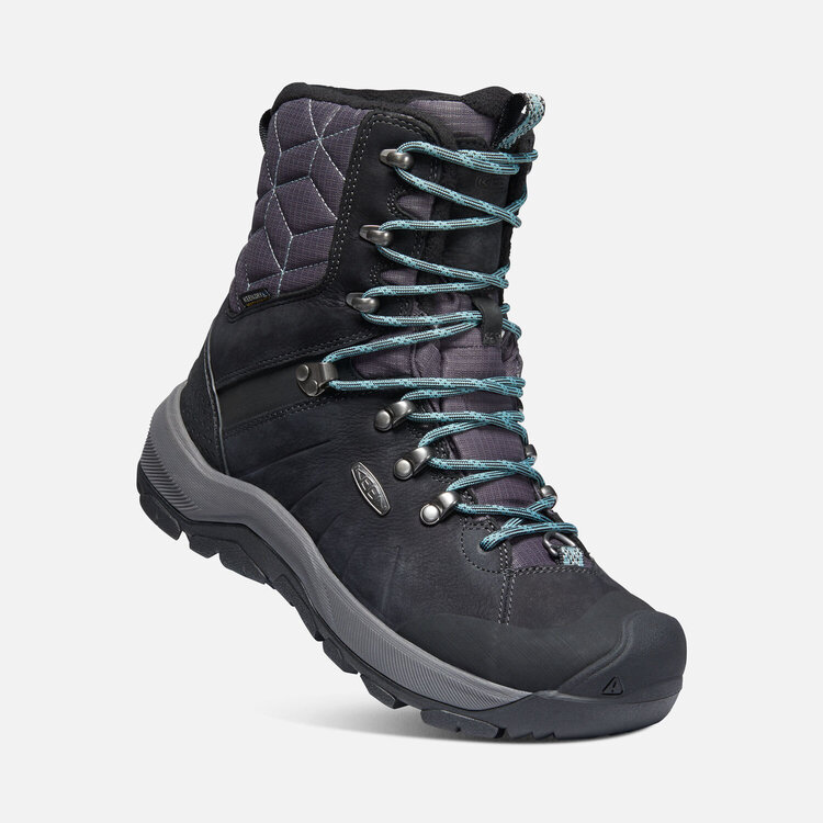 KEEN WOMEN'S REVEL IV HIGH POLAR BOOT | BLACK/NORTH ATLANTIC