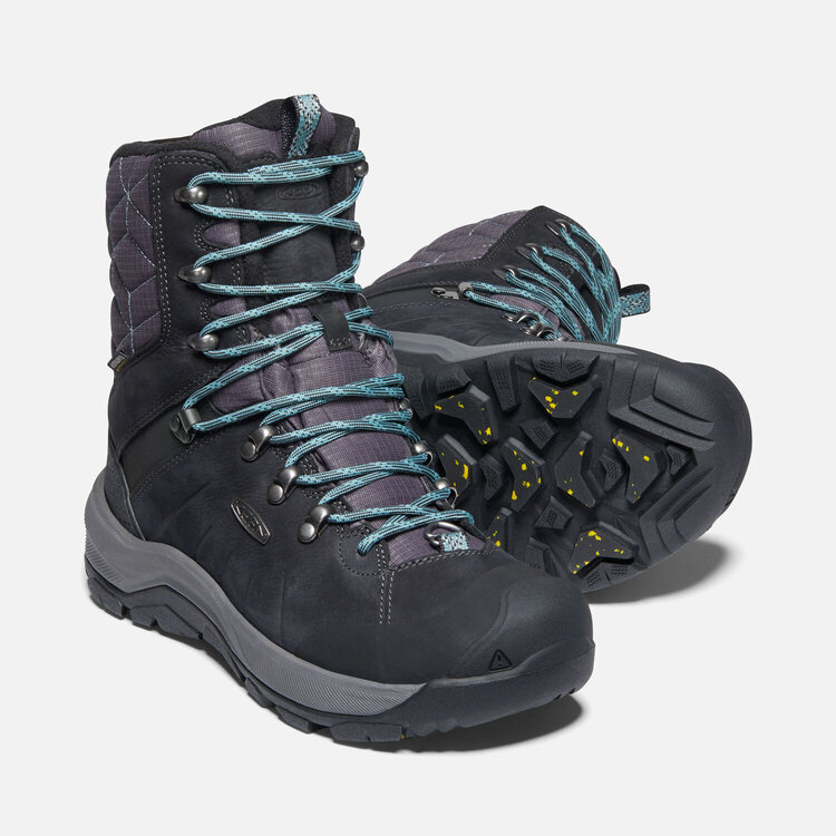 KEEN WOMEN'S REVEL IV HIGH POLAR BOOT | BLACK/NORTH ATLANTIC