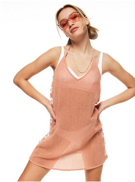 ROXY FRESH SPARKLE CROCHET DRESS | CORK