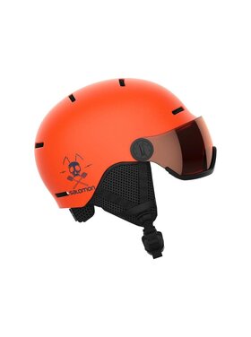 SALOMON GROM VISOR KIDS HELMET | FLAME