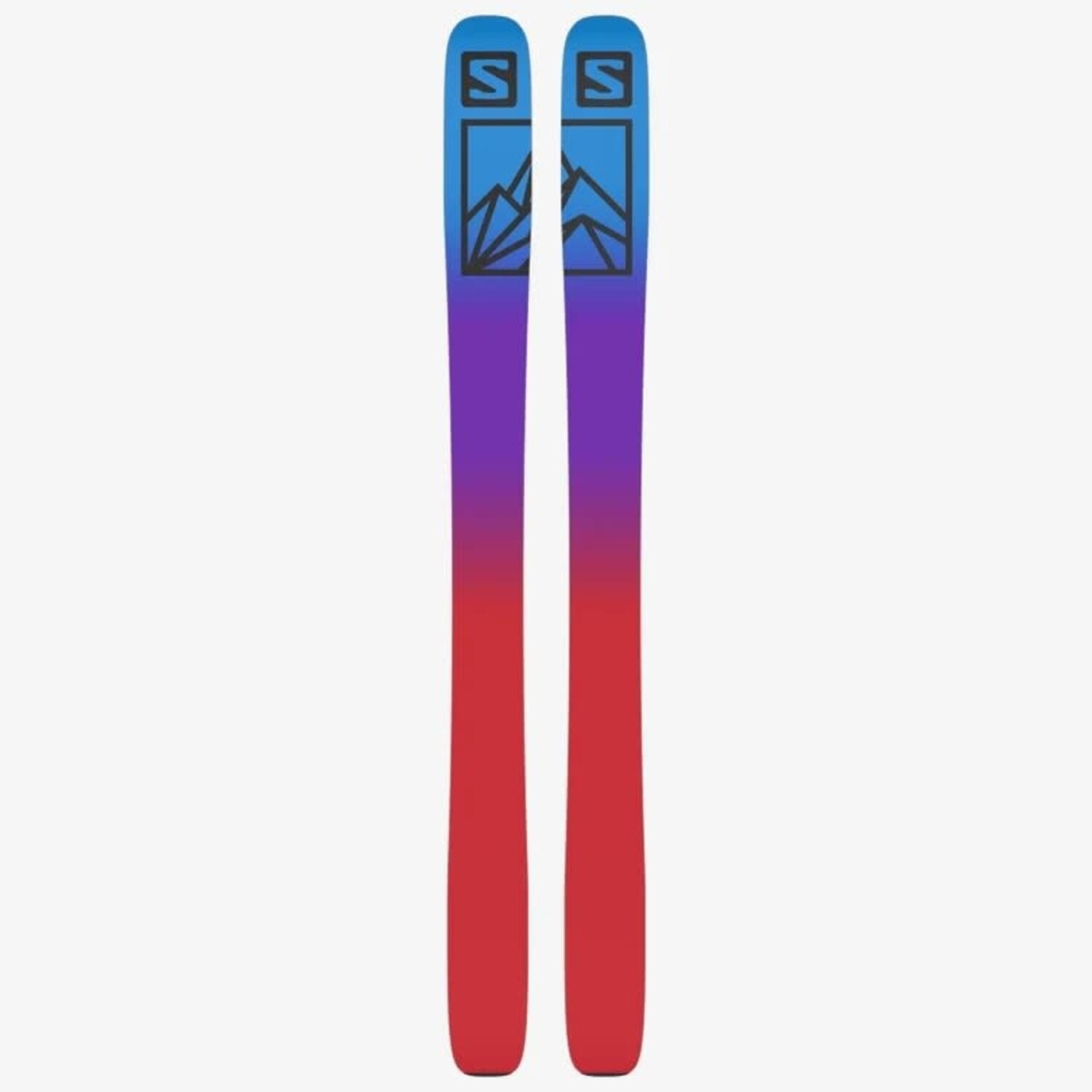 SALOMON QST BLANK SKIS | ILLUSION BLUE/RED/PRO BLUE*** - Gerick Sports